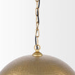 Mercana Karina Round Hammered Metal Dome Pendant Light