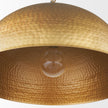 Mercana Karina Round Hammered Metal Dome Pendant Light