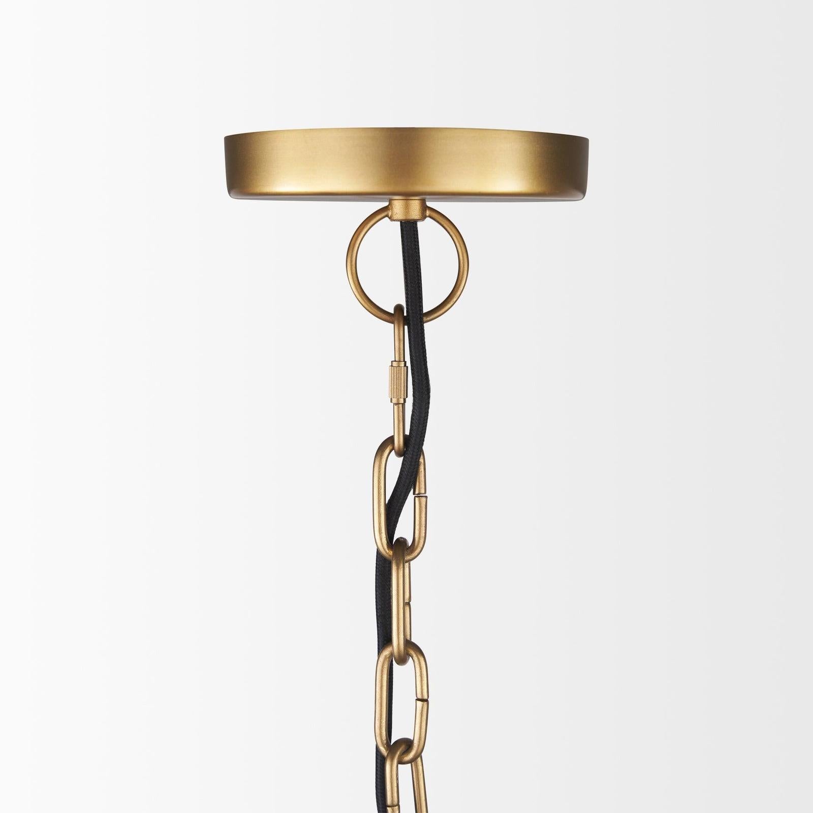 Mercana Karina Round Hammered Metal Dome Pendant Light