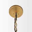 Mercana Karina Round Hammered Metal Dome Pendant Light