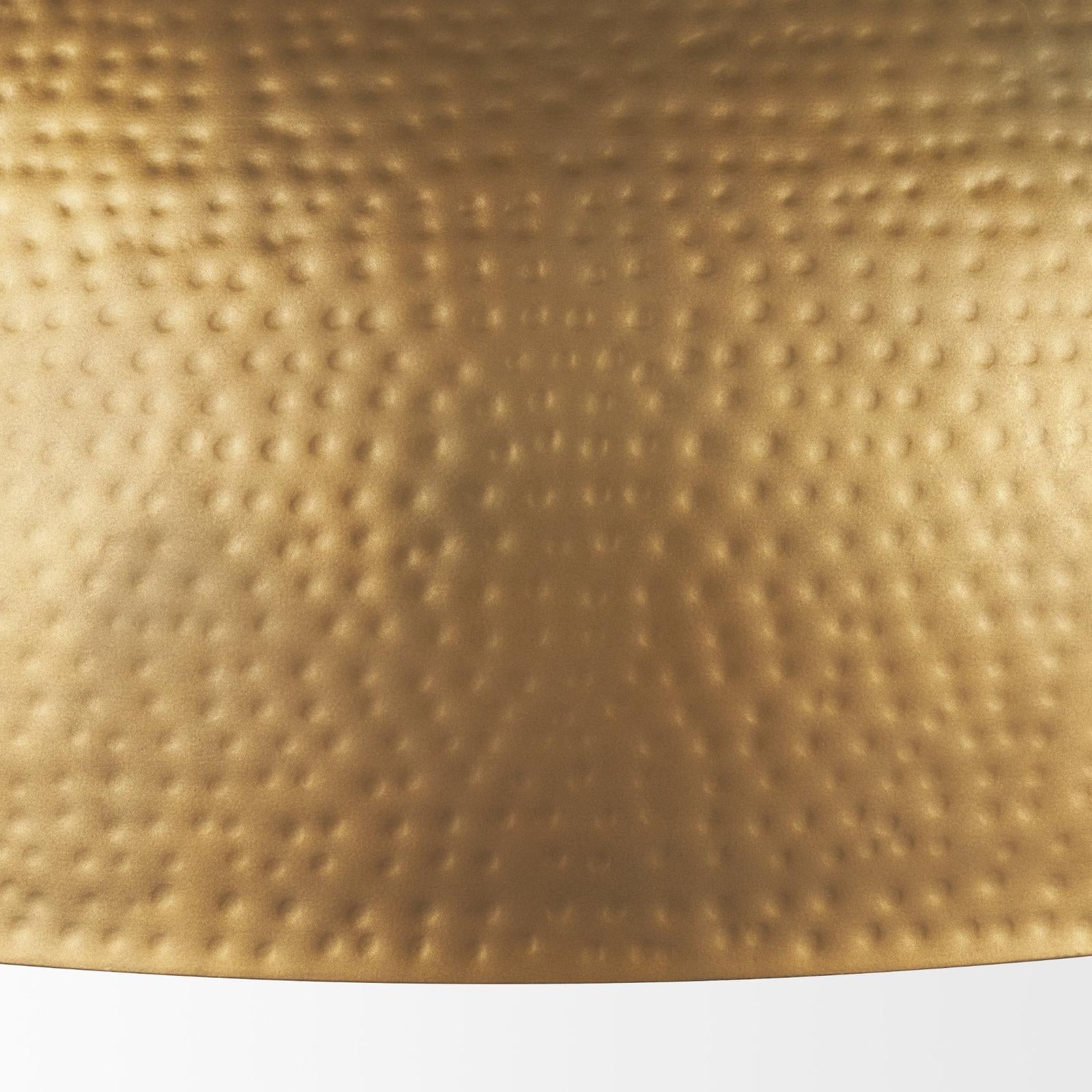 Mercana Karina Round Hammered Metal Dome Pendant Light