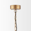 Mercana Rhone Gold Metal and Wood Beaded Chandelier Clearance