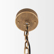 Mercana Rhone Gold Metal and Wood Beaded Chandelier Clearance