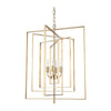 Mercana Colleen Antiqued Gold Metal 4-Light Chandelier
