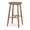 Mercana Ernest Medium Brown Wood Bar Stool Clearance