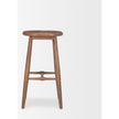 Mercana Ernest Medium Brown Wood Bar Stool Clearance