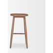 Mercana Ernest Medium Brown Wood Bar Stool Clearance