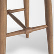 Mercana Ernest Medium Brown Wood Bar Stool Clearance