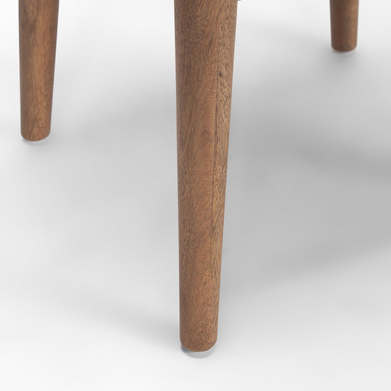 Mercana Ernest Medium Brown Wood Bar Stool Clearance