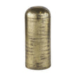 Mercana Quonset Extra Tall Brass Finished Aluminum Metal Pillar Object Clearance