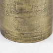 Mercana Quonset Extra Tall Brass Finished Aluminum Metal Pillar Object Clearance