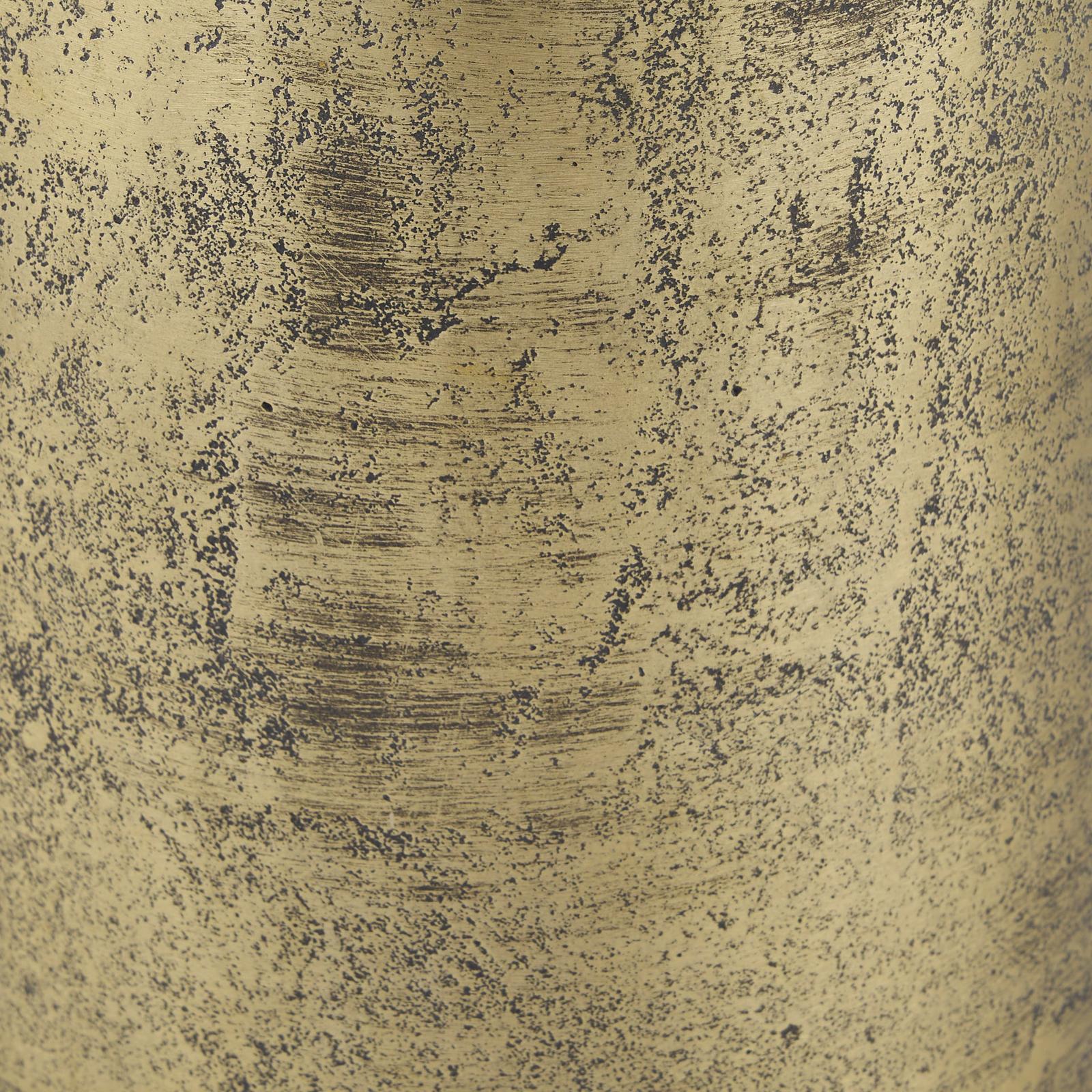 Mercana Quonset Extra Tall Brass Finished Aluminum Metal Pillar Object Clearance