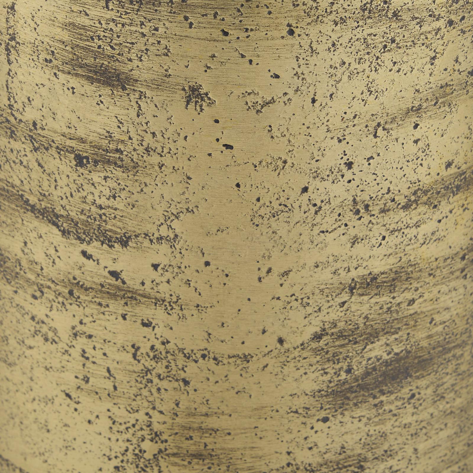 Mercana Quonset Extra Tall Brass Finished Aluminum Metal Pillar Object Clearance