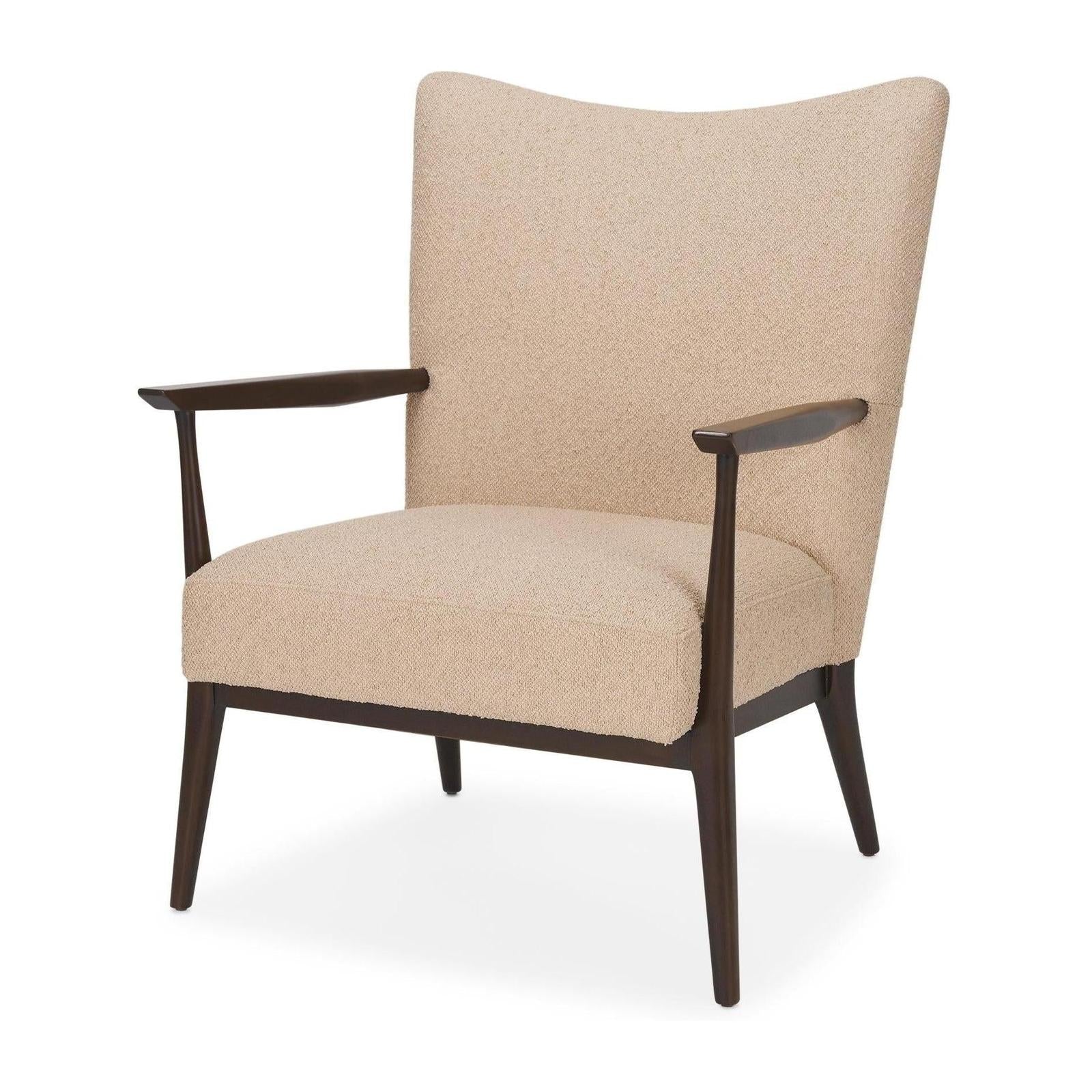 Mercana Argent Beige Boucle Accent Chair Clearance