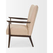 Mercana Argent Beige Boucle Accent Chair Clearance