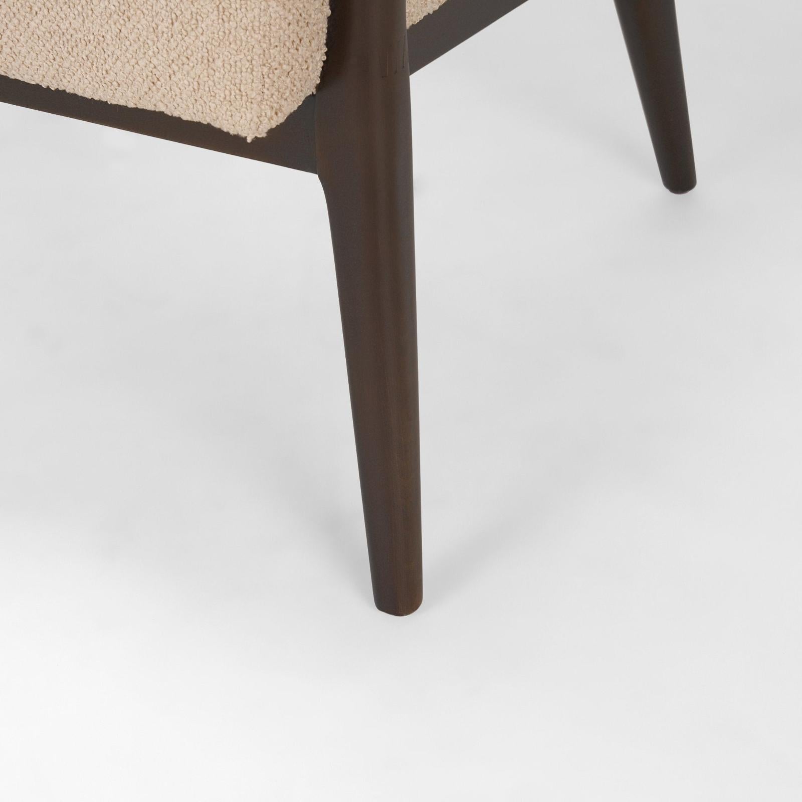 Mercana Argent Beige Boucle Accent Chair Clearance