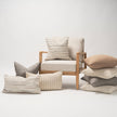 Mercana Jacklyn Linen Square Decorative Pillow Cover