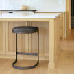Mercana Tyson Leather W/ Metal Frame Counter Stool