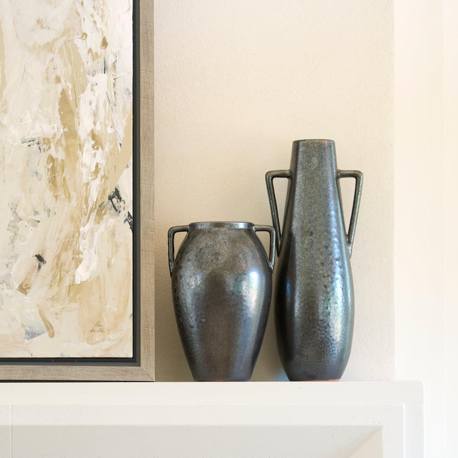 Mercana Kora Dark Metallic Double Ear Vase