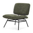 Mercana Nora Matte Black Metal Legs Accent Chair Clearance
