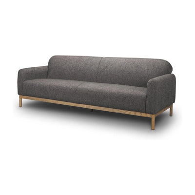 Mercana Hale Sofa W/ Medium Brown Wood Clearance