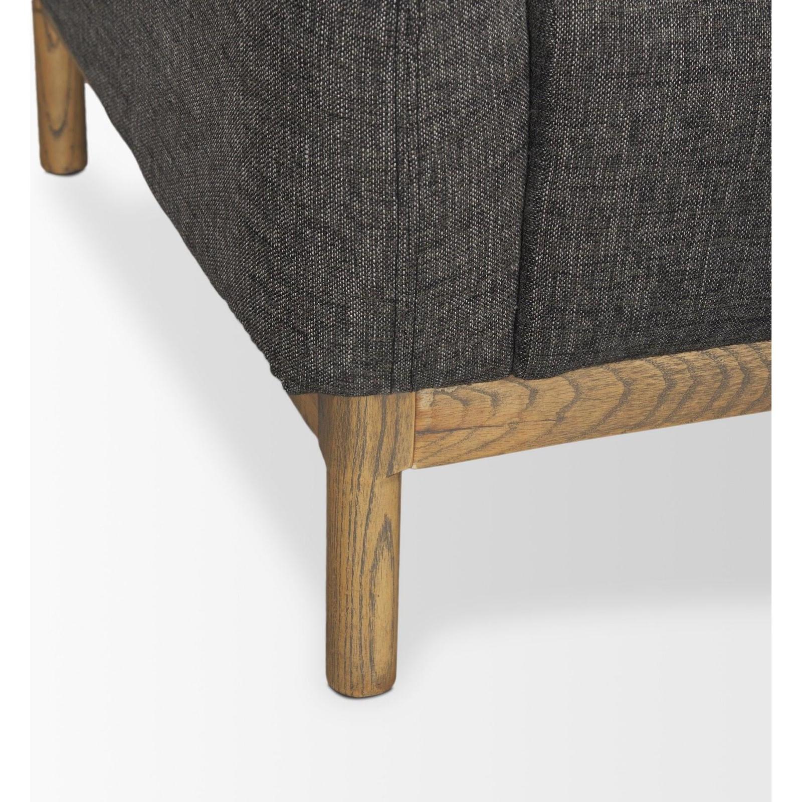 Mercana Hale Sofa W/ Medium Brown Wood Clearance