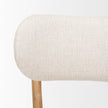 Mercana Owen Dining Chair W/ Medium Brown Wood and Beige Fabric
