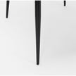 Mercana Hartt Dining Chair W/ Matte Black Metal Frame and Gray Fabric Clearance