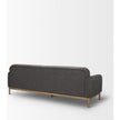 Mercana Hale Sofa W/ Medium Brown Wood Clearance