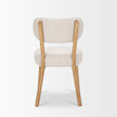 Mercana Owen Dining Chair W/ Medium Brown Wood and Beige Fabric