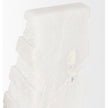 Mercana Cavetto White Marble Bookends w/rough Carving S/2