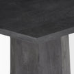 Mercana Maxine Hexagonal Black Wood Foyer Table