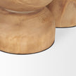 Mercana Aleena Wooden Candle Holder - Set of 2