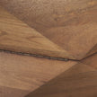 Mercana Arreto Hexagonal Hinged Solid Wood Top and Base Coffee Table