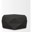 Mercana Arreto Hexagonal Hinged Solid Wood Top and Base Coffee Table