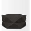 Mercana Arreto Hexagonal Hinged Solid Wood Top and Base Coffee Table