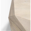Mercana Arreto Hexagonal Hinged Solid Wood Top and Base Coffee Table
