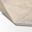 Mercana Arreto Hexagonal Hinged Solid Wood Top and Base Coffee Table