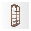Mercana Bela Arched Shelving Unit Medium Brown Wood