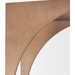Mercana Bela Arched Shelving Unit Medium Brown Wood
