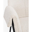 Mercana Brently Dining Chair Matte Black Metal Legs