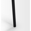 Mercana Brently Dining Chair Matte Black Metal Legs