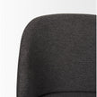 Mercana Shannon Dining Chair w/ Fabric & Matte Black Metal