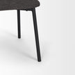 Mercana Shannon Dining Chair w/ Fabric & Matte Black Metal