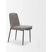 Mercana Eve Dining Chair Fabric & Matte Black Metal