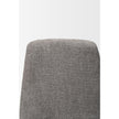 Mercana Eve Dining Chair Fabric & Matte Black Metal
