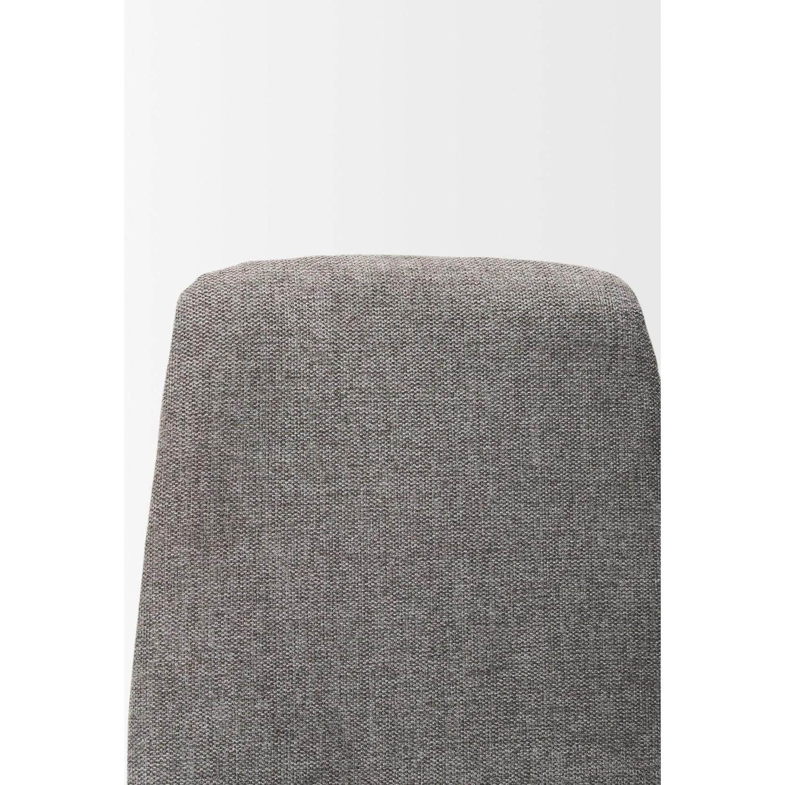 Mercana Eve Dining Chair Fabric & Matte Black Metal