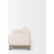 Mercana Hale Sofa W/ Medium Brown Wood Clearance