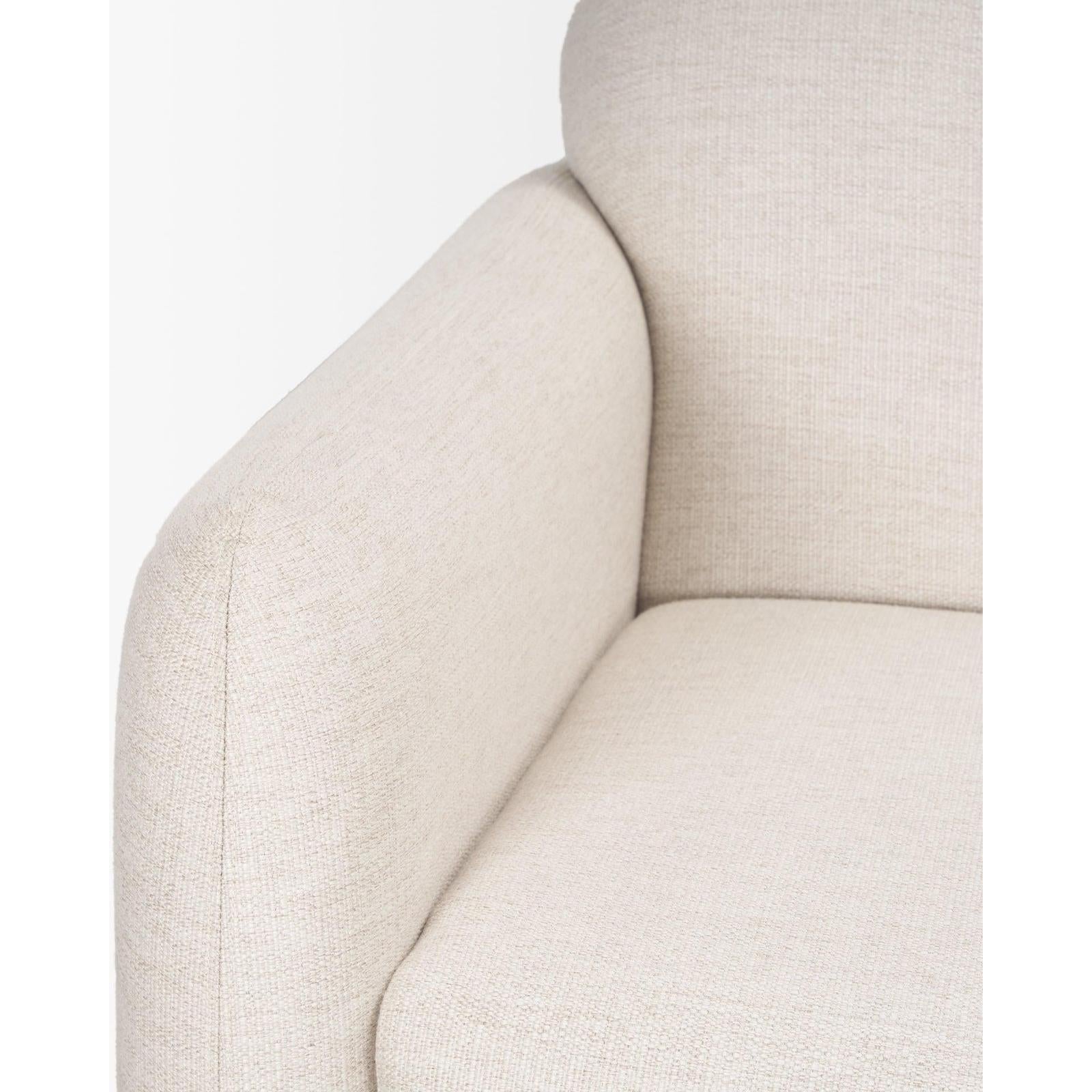 Mercana Hale Sofa W/ Medium Brown Wood Clearance