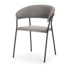 Mercana Carolyn Dining Chair Matte Black Metal